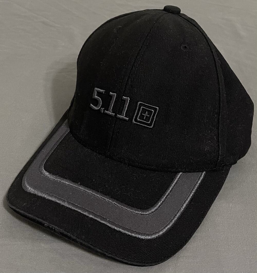 5.11 Tactical 2010 Limited Edition Logo Cap – Black with Gray Brim Accent